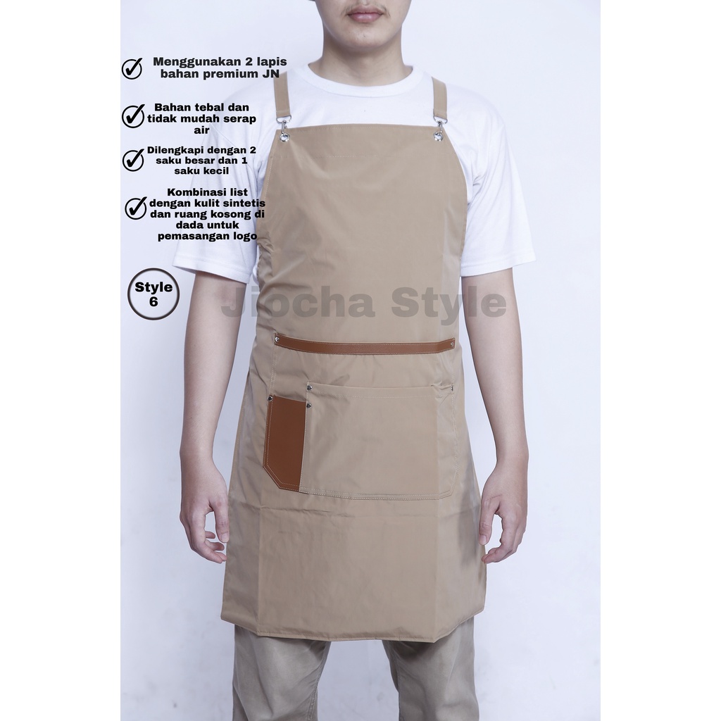 APRON / CELEMEK / APRON MASAK / APRON BARBER / APRON CHEF /APRON BARISTA /