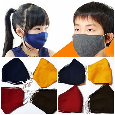 Masker Kain Anak Polos