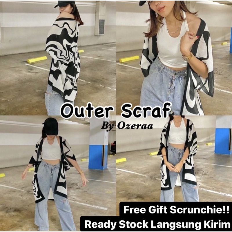 READY OUTER SCRAF/CARDI LANGSUNG KIRIM TERMURAH!! (TANPA PO LANGSUNG KIRIM)