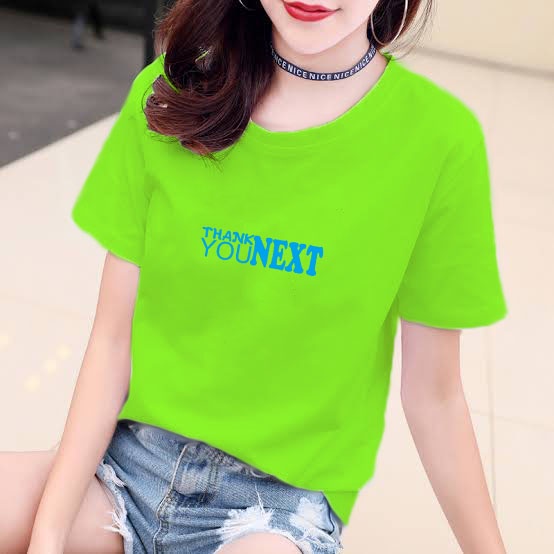 YOURSTYLE1119 - KAOS THANK YOU NEXT BAJU KAOS WANITA DISTRO UNISEX OVERSIZE JUMBO KEKINIAN TERLARIS