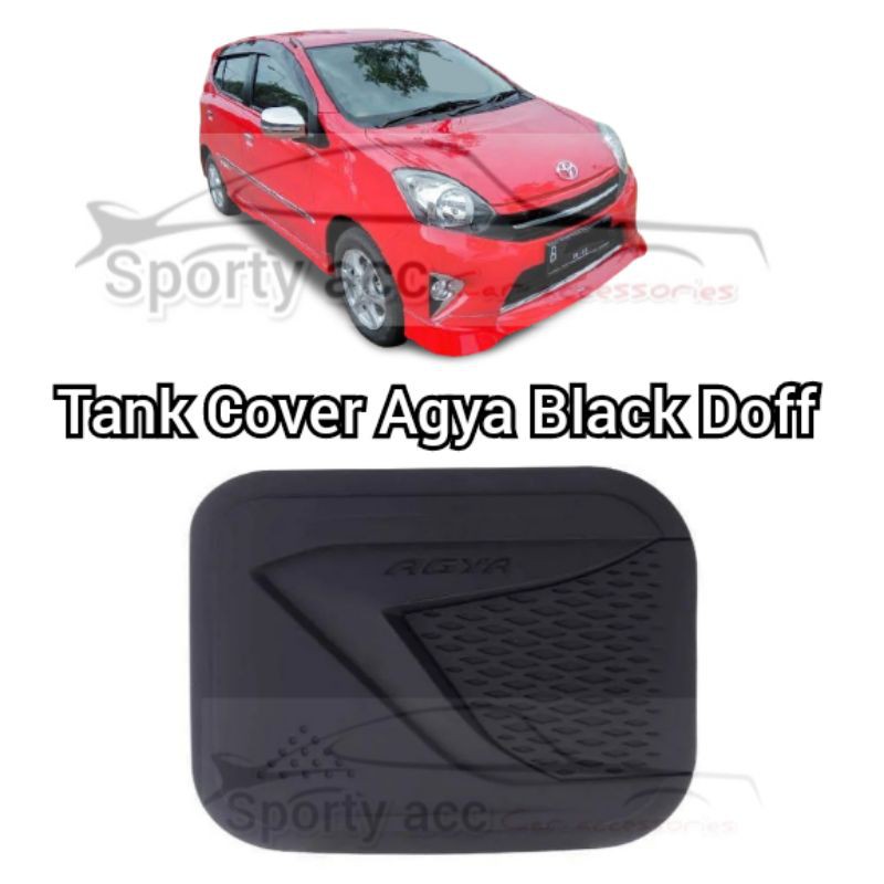 Tank cover toyota Agya black doff