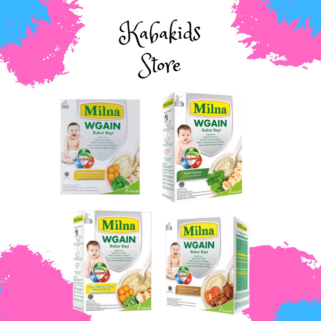 Milna Wgrain 6+ Bubur Bayi 120g