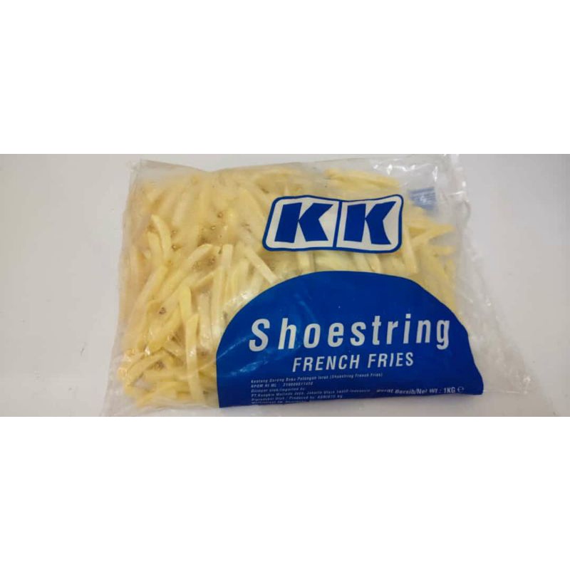 

KK Shoestring Dan Crinkle Cut Kentang Goreng 1 Kg