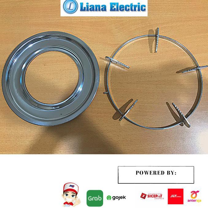 Hot Item Tatakan Bulet Kompor Winn Gas Kaca - Tanam Stainless Steel