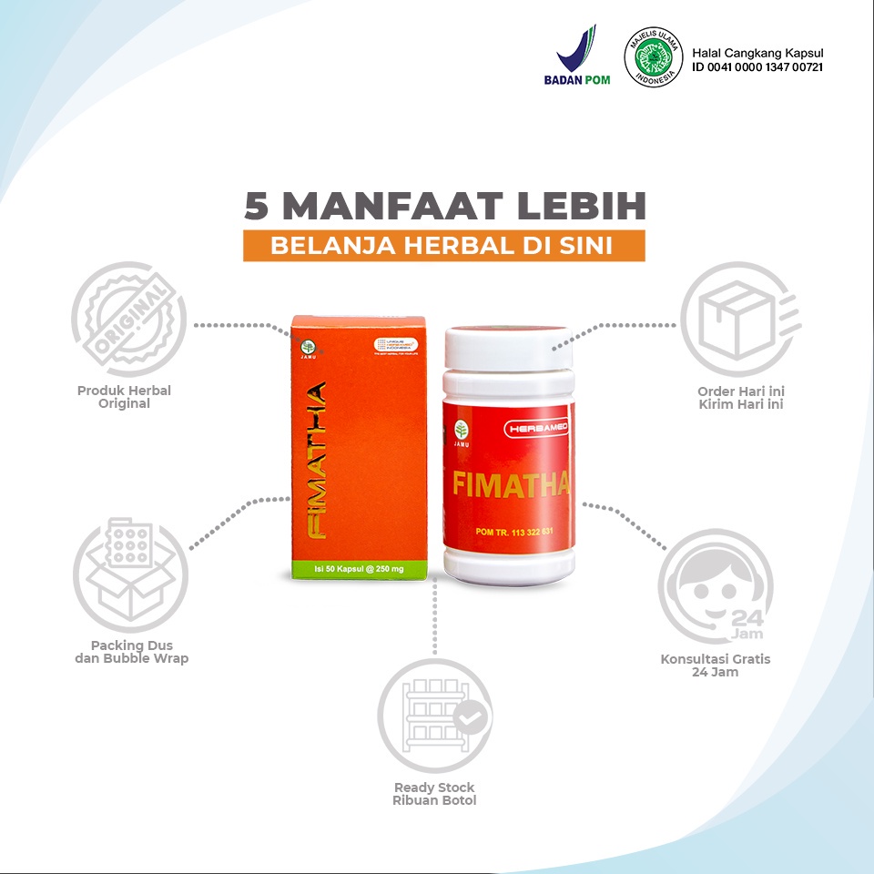 Obat Mata Minus Kapsul FIMATHA Herbal Mata Mines Mata Merah Berair katarak Glukoma Mata Berlemak