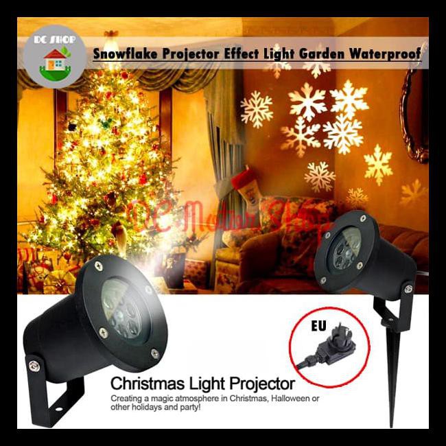 Snowflake Laser Light Outdoor Waterproof Lampu Tancap Natal / Panggung Kode 226