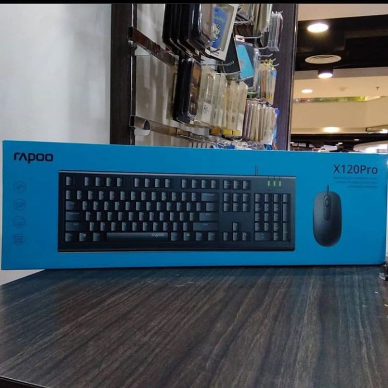 keyboard mouse rapoo x120 gaming