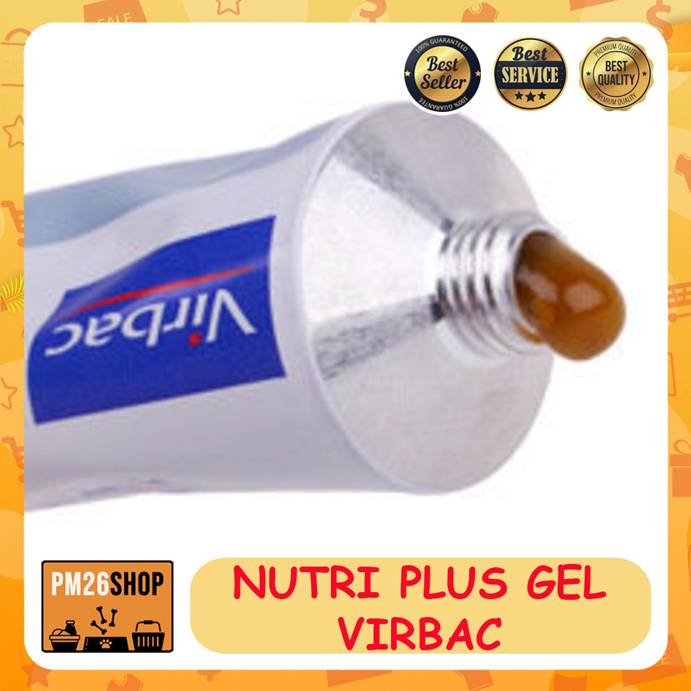 Virbac Nutri Plus Gel 120.5g Nutriplus Gel Vitamin Hewan Anjing Kucing