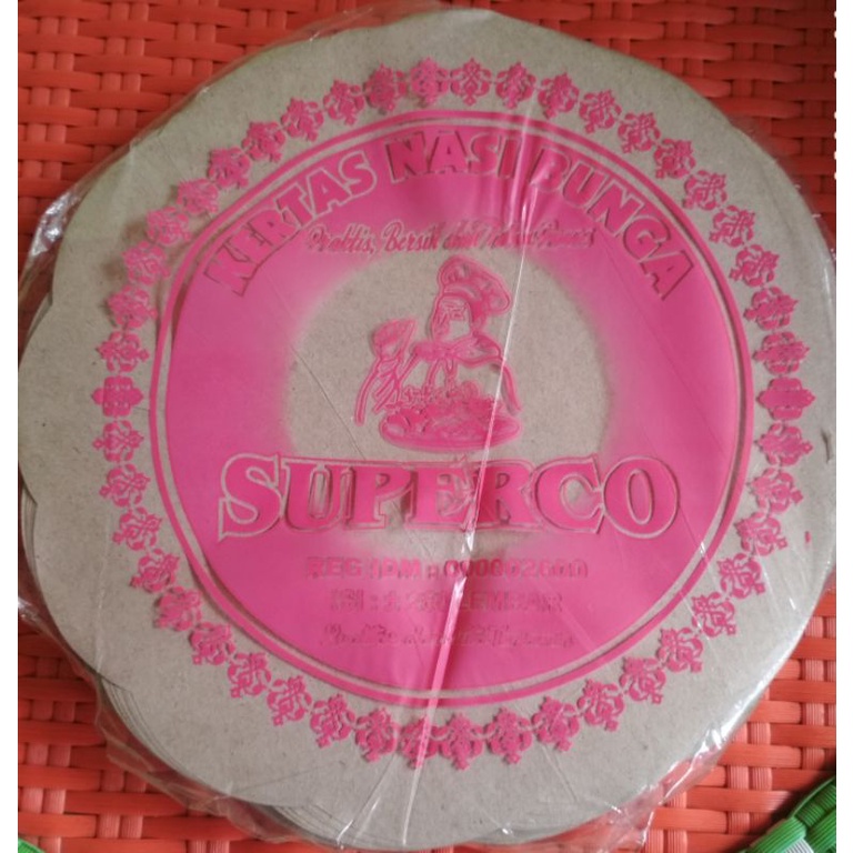 

kertas nasi bunga isi 250 lembar