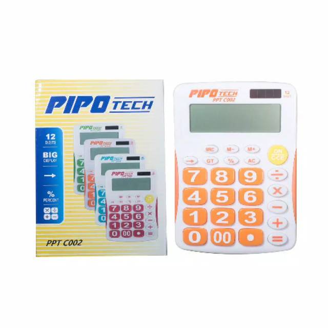 

Pipo Kalkulator 12 Digit Fancy Colour