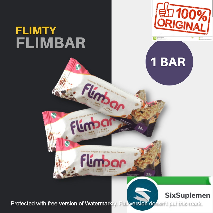 Flim Bar Flimbar Flimty 1 Sachet Sereal Bar Diet Fitbar