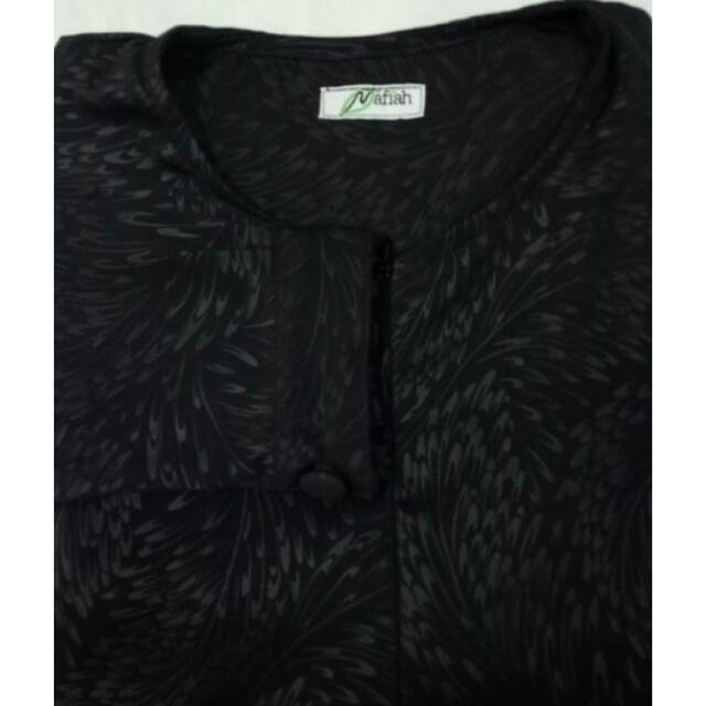 Gamis jetblack fursan embos Gamis jetblack gamis emboss