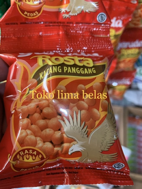 Garuda ROSTA  PEDAS 11 Gram. 1 renceng isi 10 sachet.