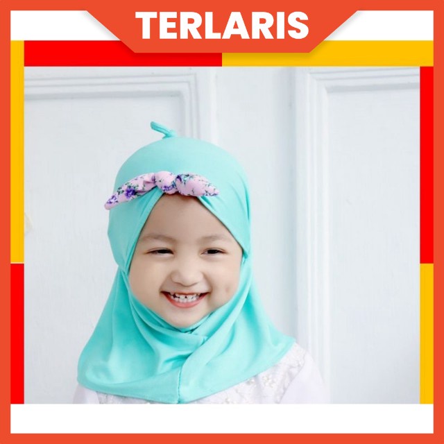 JILBAB ANAK BAYI LUCU LOL LED MUSIK 0-2 TAHUN PITA SIMPUL