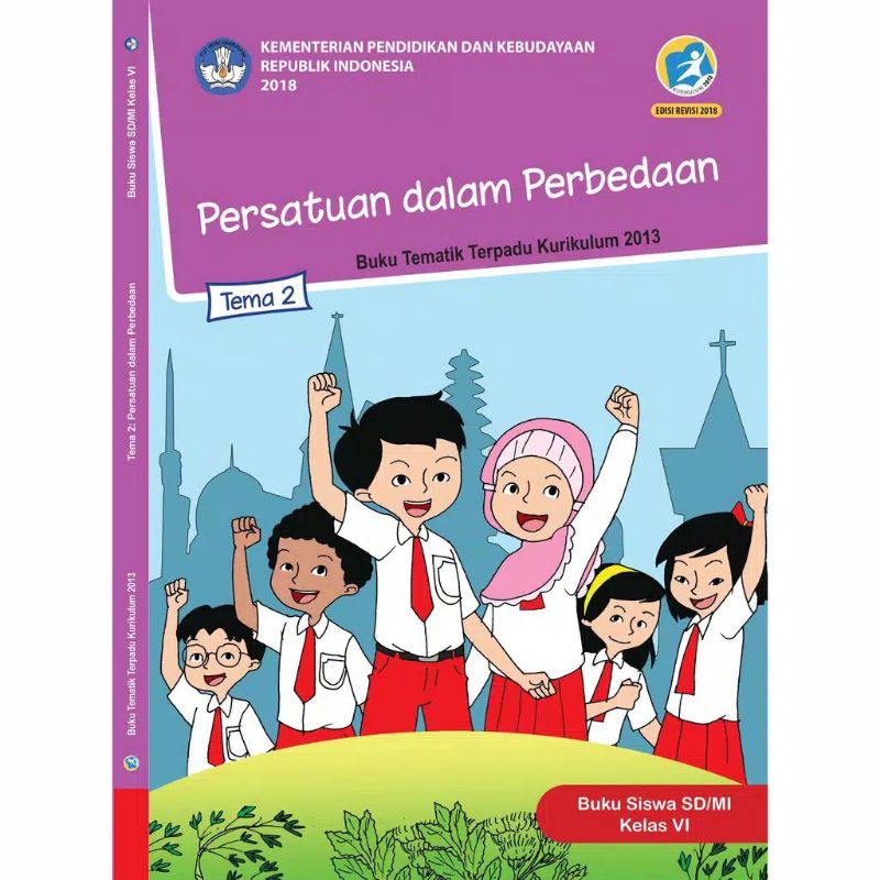 PAKET BUKU TEMATIK KELAS 6 SD TEMA 1 2 3 4 5 KURIKULUM 2013 REVISI KEMENDIKBUD