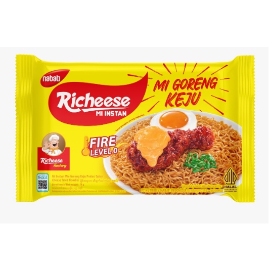 

RICHEESE MIE GORENG KEJU LEVEL 0 74GR
