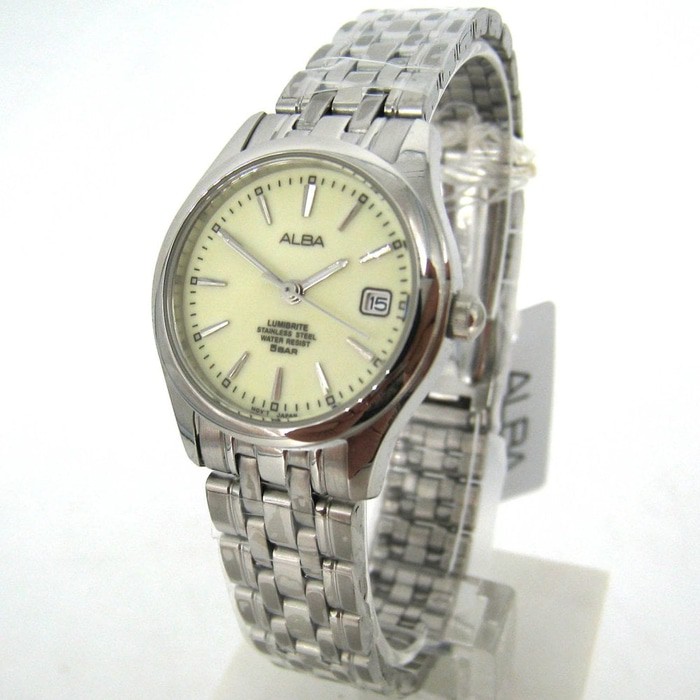 ALBA Ladies AXT861 Lumibrite Dial Jam Tangan Wanita ORIGINAL AXT861X1 Bisa Couple