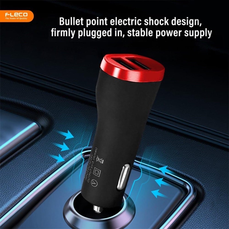 PROMO CAR CHARGER FLECO F-65PRO 2USB FC PROMO