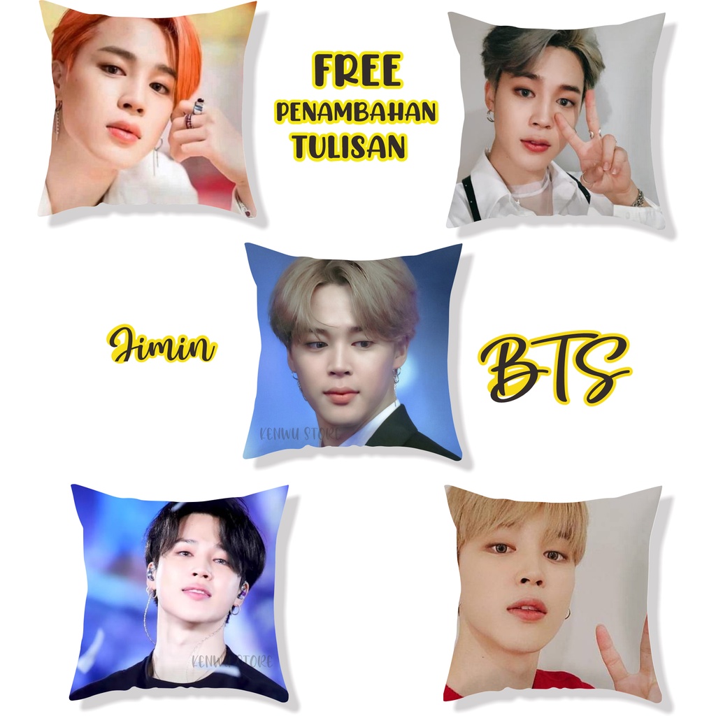 Bantal Jimin BTS 30x30 cm Part 1 #JM 001-010 / Bantal Sofa Jimin BTS ,, Bantal Sofa BTS, BTS Unofficial Group