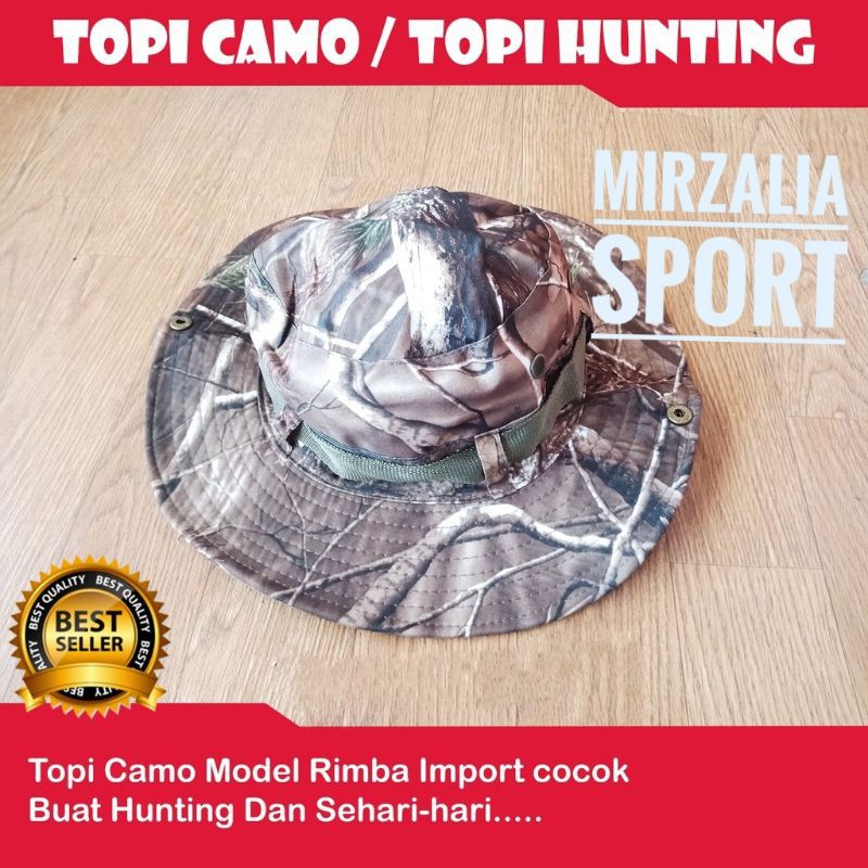 Topi Camo Rimba - Topi Camo - Topi Hunting