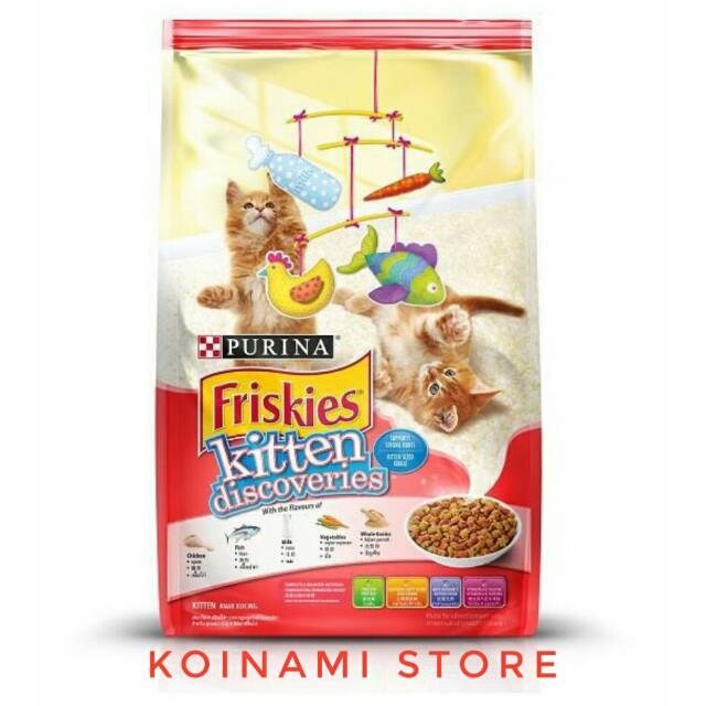 FRISKIES KITTEN 1.1KG DISCOVERIES DRY CAT FOOD / makanan kucing