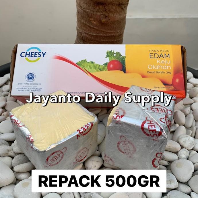 

(BISA COD) CHEESY KEJU EDAM REPACK 500GR / UNTUK KUE KERING MURAH & ENAK HALAL CUCI GUDANG Kode 502