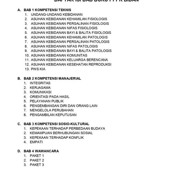 Menarik.. BUKU PPPK BIDAN BANK SOAL LENGKAP P3K BIDAN KEBIDANAN