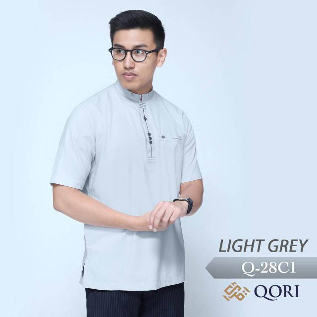 Baju Koko Pria Lengan Pendek Series Q-28 by Qori | Shopee Indonesia