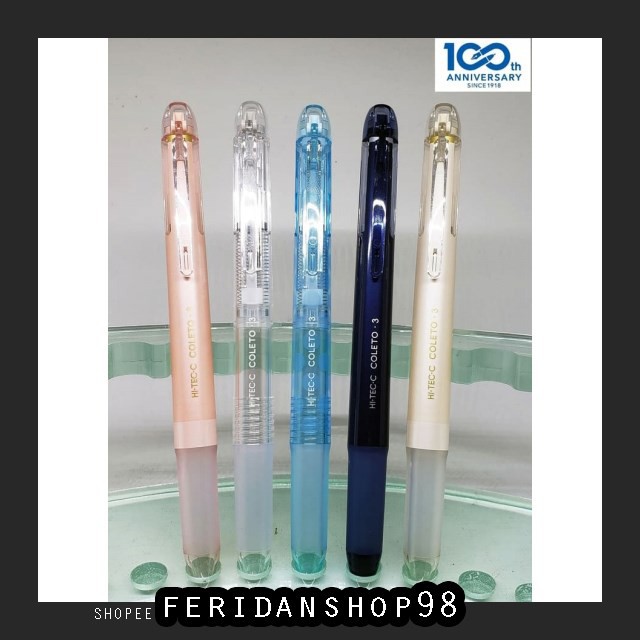

FR80 PULPEN PILOT COLETO HI-TEC-C BEST BARREL 3 - MERAH MUDA BY FERIDANSHOP98