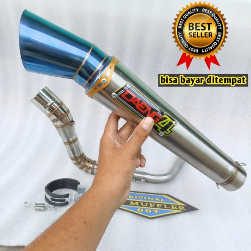 knalpot daeng 4 beat karbu fi vario 125 150 beat street