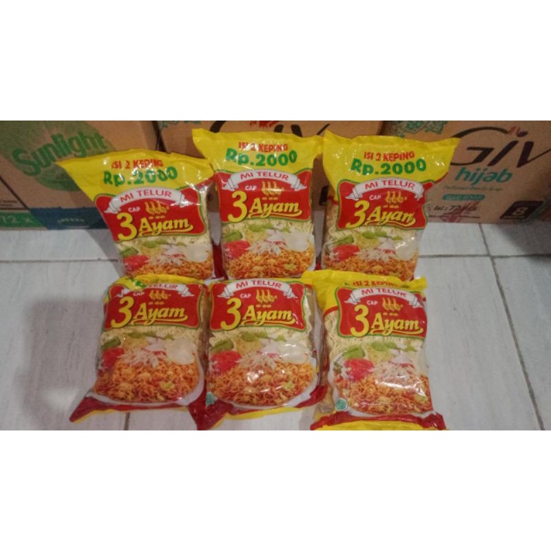 

MIE CAMPURAN TELUR 3 AYAM
