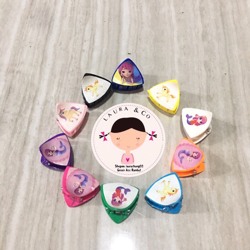 Jepit Bunga Anggrek Kupu Kupu Hair Clip Korea Aksesoris Rambut Orchid Aestetic Cantik Hiasan Kepala