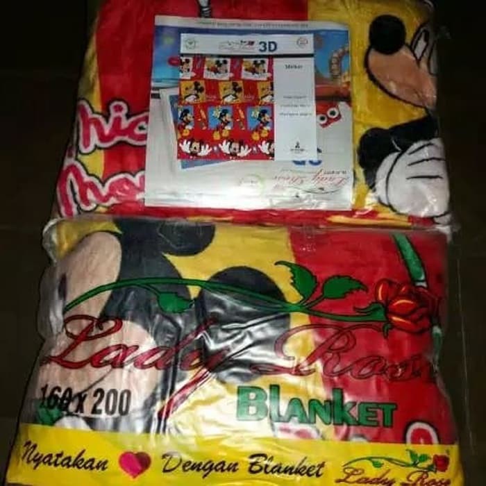 Selimut Lady Rose Karakter ukuran 160*200