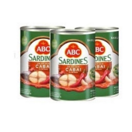 

Ikan Sarden Sardines ABC Tomat cabai 155 gr