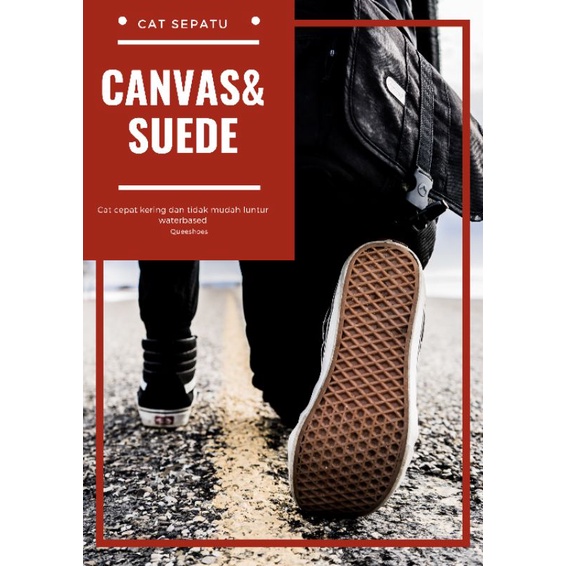 cat sepatu anti air  canvas,suede,kain,nubuck,juga bisa buat topi tas dll. terbaik tidak mudah luntu
