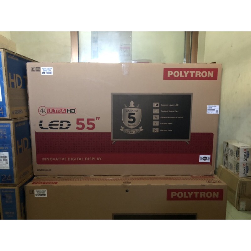 TV LED POLYTRON 55 INCH TOWER SPEAKER PLD55UT8850