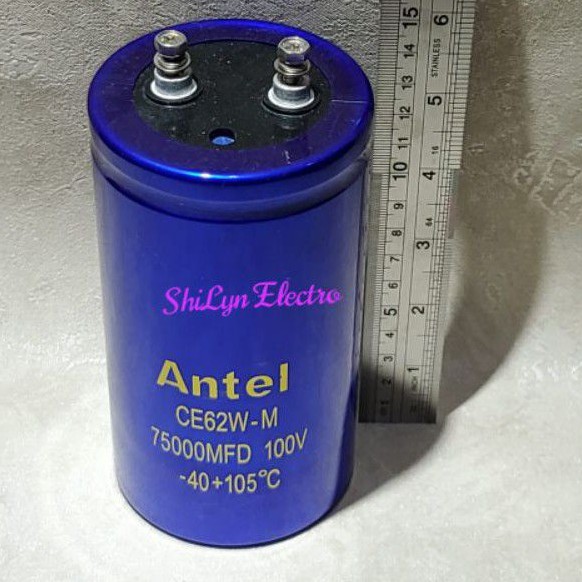 ELCO 75000UF 100V ANTEL ORIGINAL