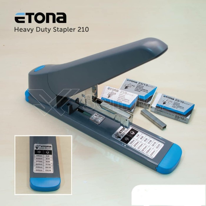 

Honeysu | Stapler Etona 210 Heavy Duty/ Stapler Besar 200 lbr + BONUS ISI 2 Murah Baru