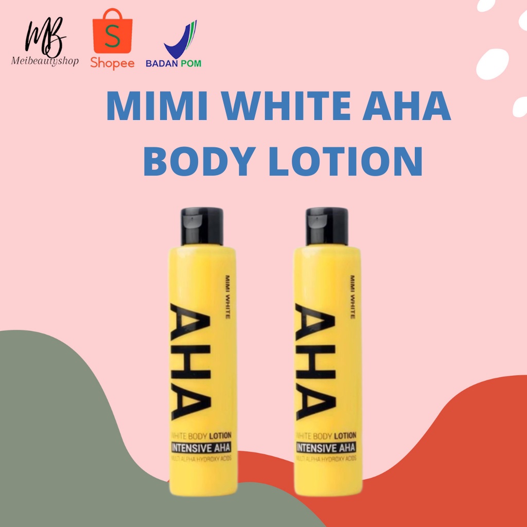 MIMI WHITE AHA Niacinamide Body Lotion 100 ML BPOM