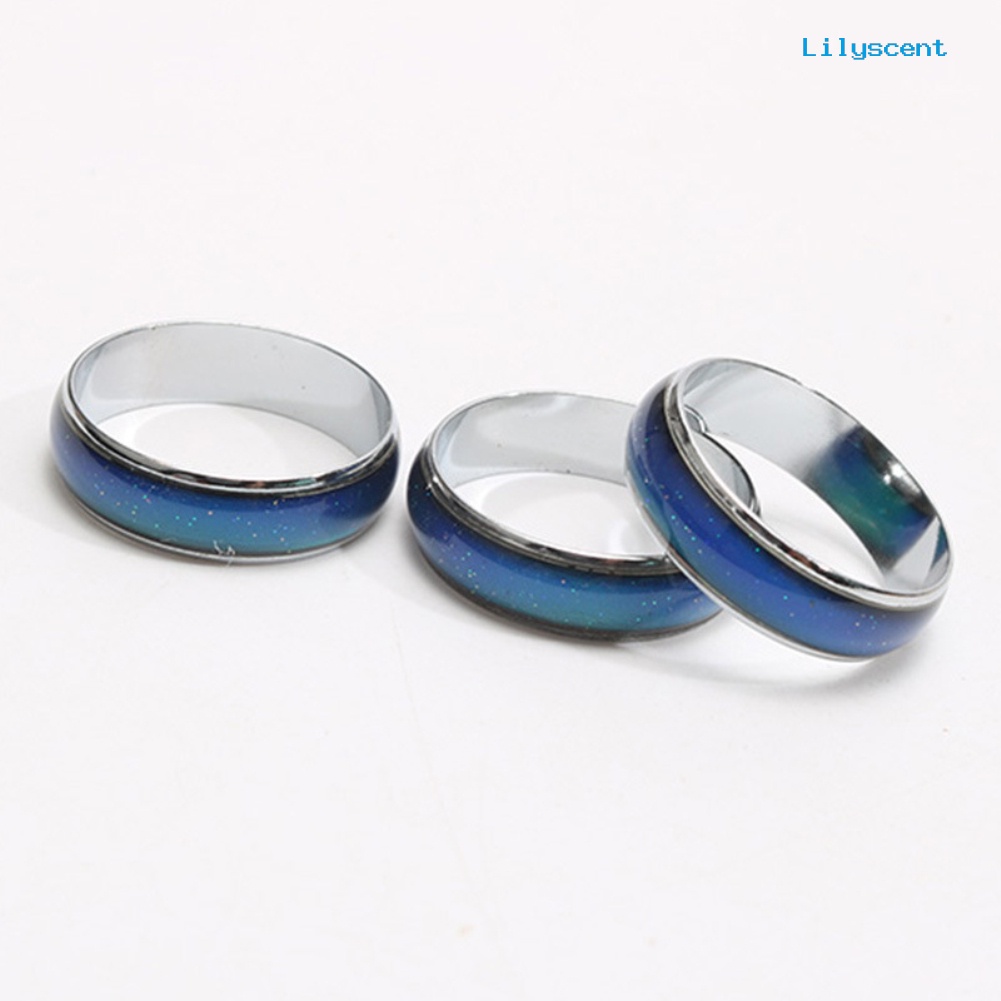 Ls Cincin Mood Ring Dapat Berubah Warna Sesuai Temperatur Untuk Priawanita