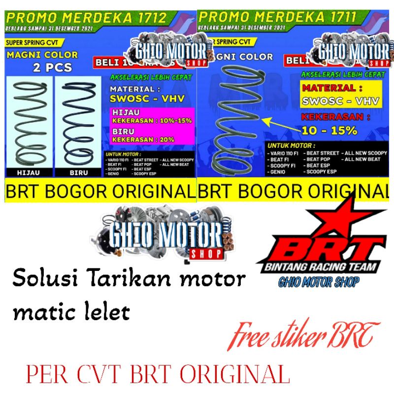 PER CVT BRT PER SPRING CVT  VARIO 110 FI SPACY FI BEAT FI BEAT ESP BEAT STRET BEAT POP PER KEONG/PER CVT BRT ORIGINAL PER SENTRI PER KEONG PER CVT PER CVT MATIC PER VULLEY PER PULI PER VULI PER RACING PER ULIR PER TDR KAWAHARA DAYTONA CLD RACING