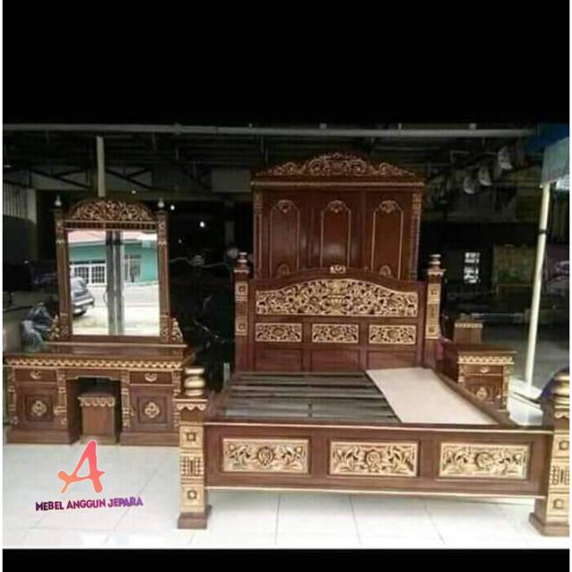 set kamar tidur rahwana,mebel jepara,furniture