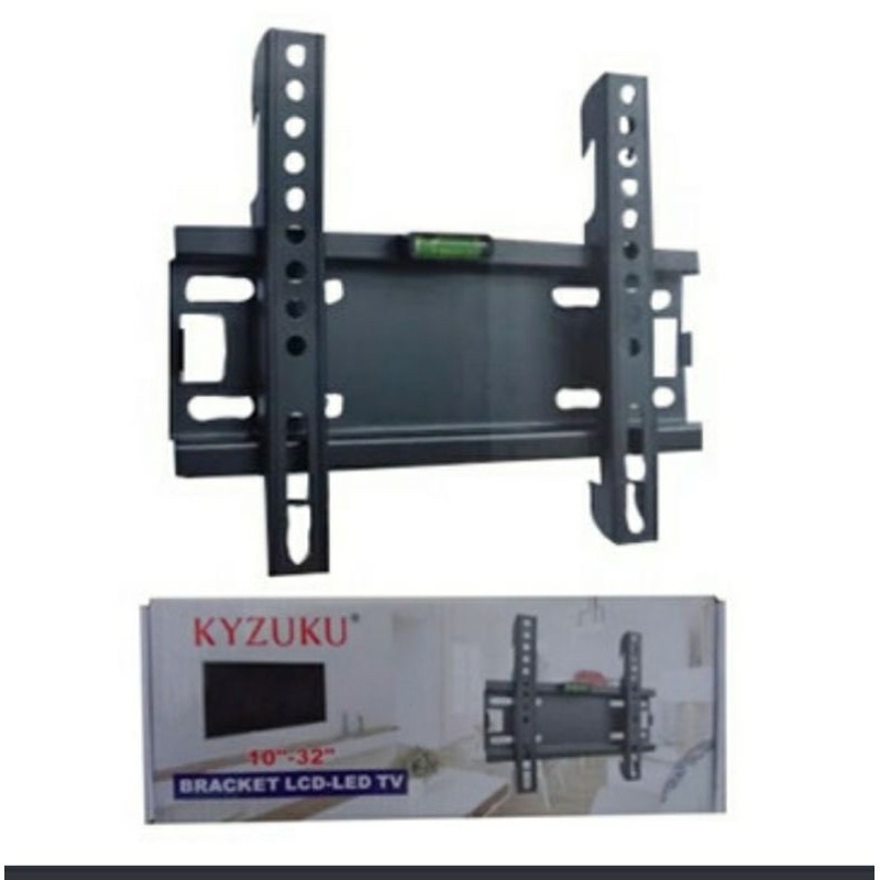 Bracket TV Gantung Kyzuku Flexibel ukuran 10-45 Inch (Ada Water Pass)