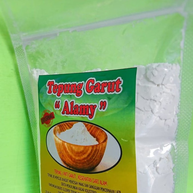 

Tepung Garut Alamy 500 gr *(SUMSEL), Solusi sakit Maag & Pencernaan. Cocok Utk MPASI Bayi