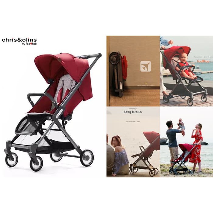 Stroller Chris Olins FooFoo - S202 Cabin Size - Red
