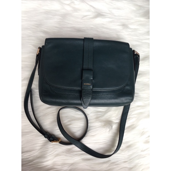 Tas Kulit Asli Kulman BEAN POLE Original Selempang Wanita Preloved