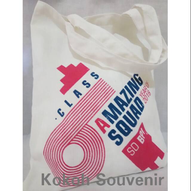 

Souvenir tas blacu, Goodie bag blacu, Tas ultah, Totebag blacu, Tas kanvas, Tas custom, Souvenir