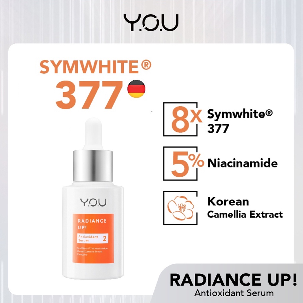 YOU Serum Wajah Radiance Up! Antioxidant Serum, Pure CICA Essence, Deep Moisturizing Cream