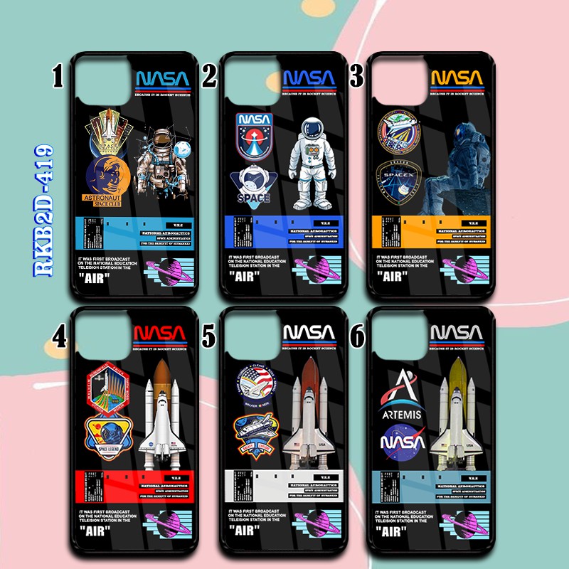 case hardcase 2D glossy motif nasa [ RKB2D-419 ] case vivo xiaomi samsung realme oppo iphone rkb