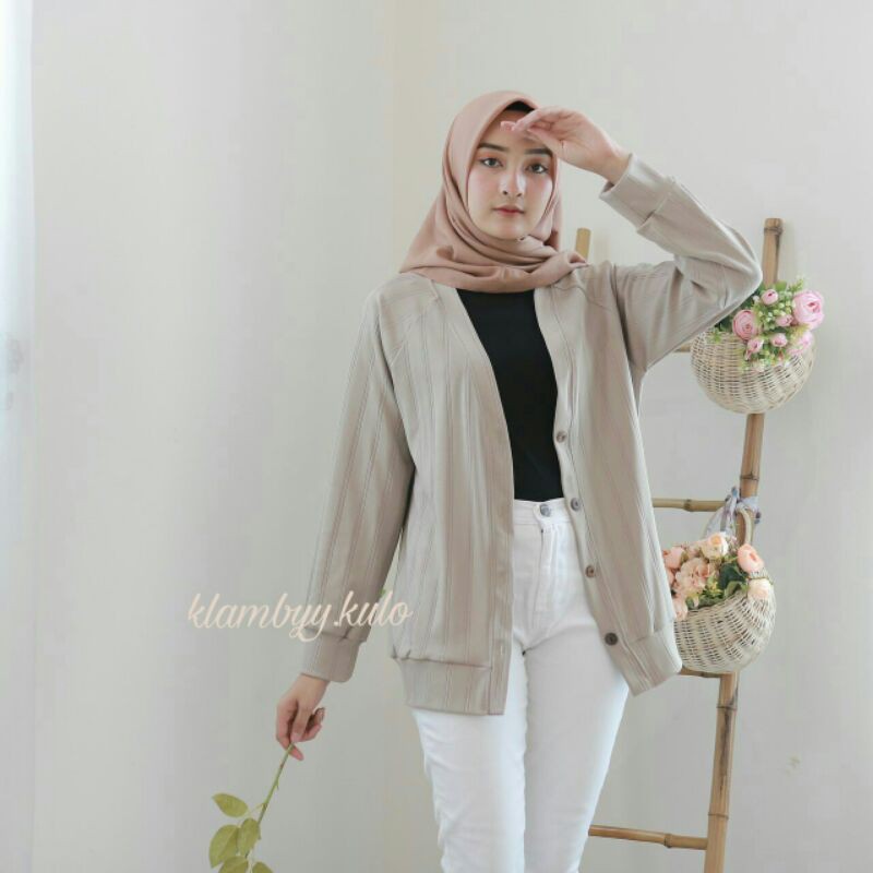 CARDIGAN CARDY PANJANG NEW PIXIE